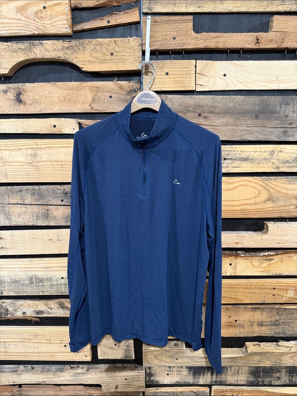 Paradox Merino Wool 1/4 Zip Pullover Men XL Blue Athletic
Drirelease Baselayer